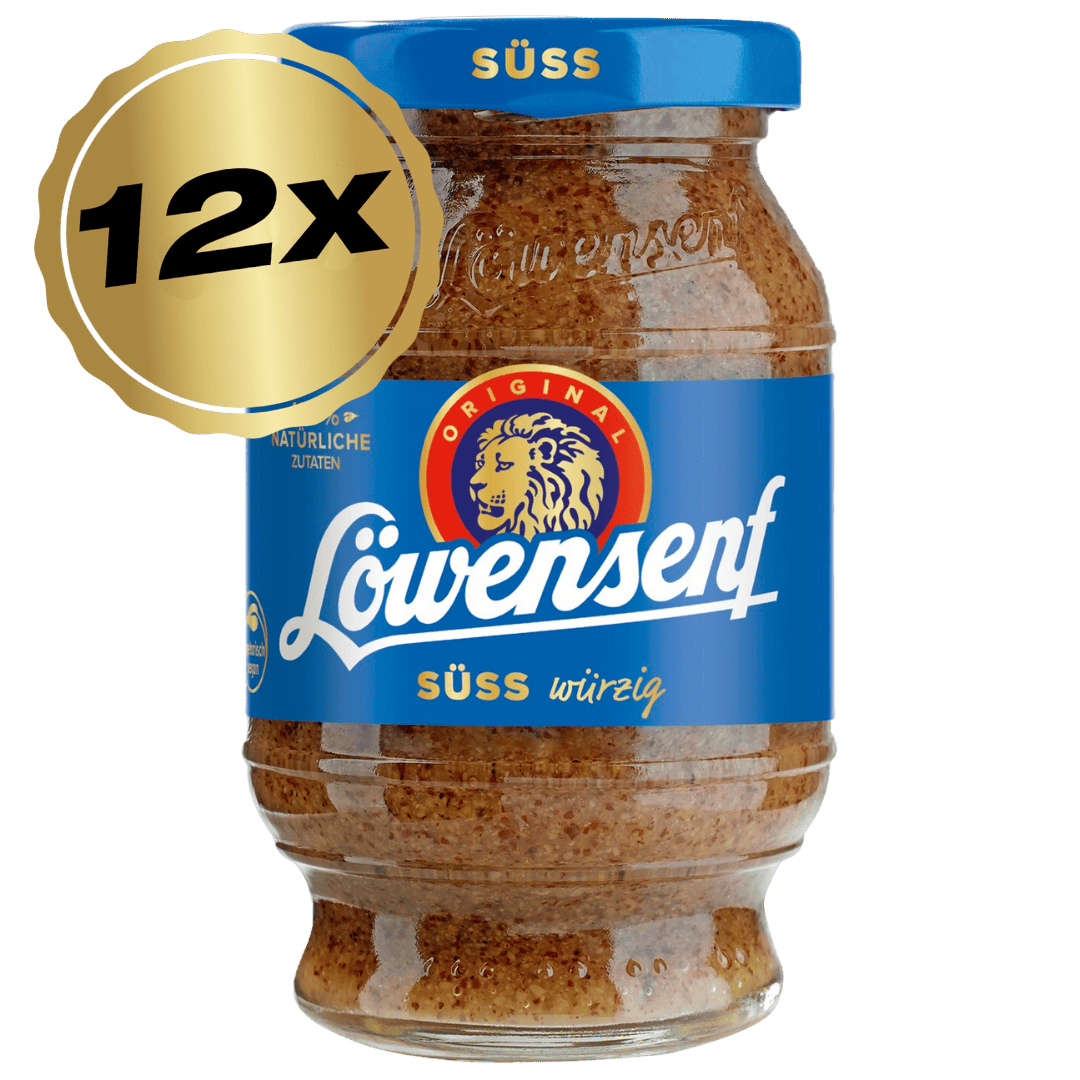 Löwensenf Süß Tönnchen - 12x 250ml