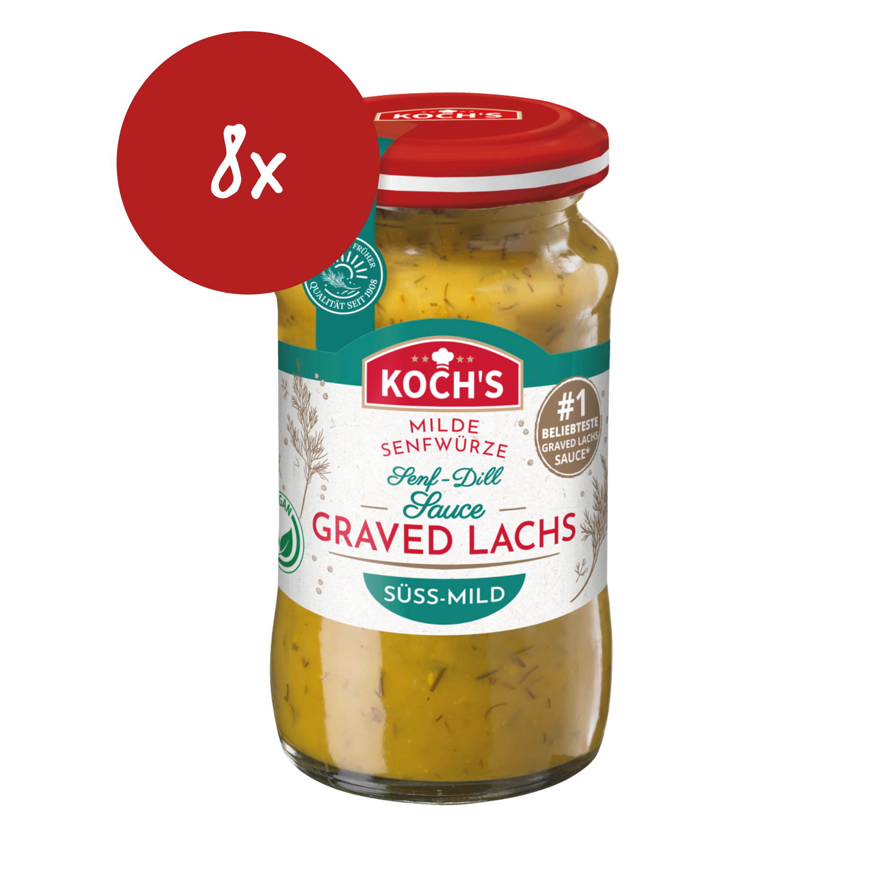 Koch's Graved Lachs Sauce - 8x 140ml