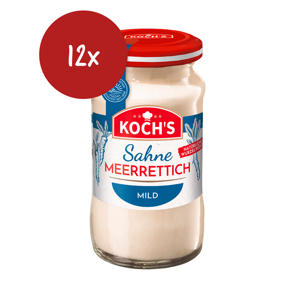 Koch's Sahne Merreettich mild - 12x 135ml