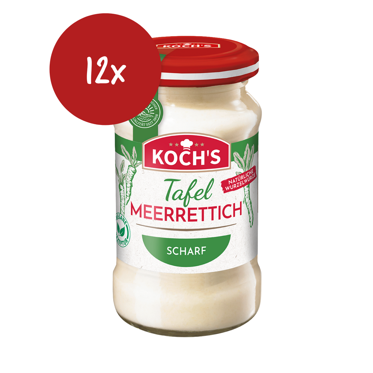 Koch's Tafel Meerrettich scharf - 12x 140ml
