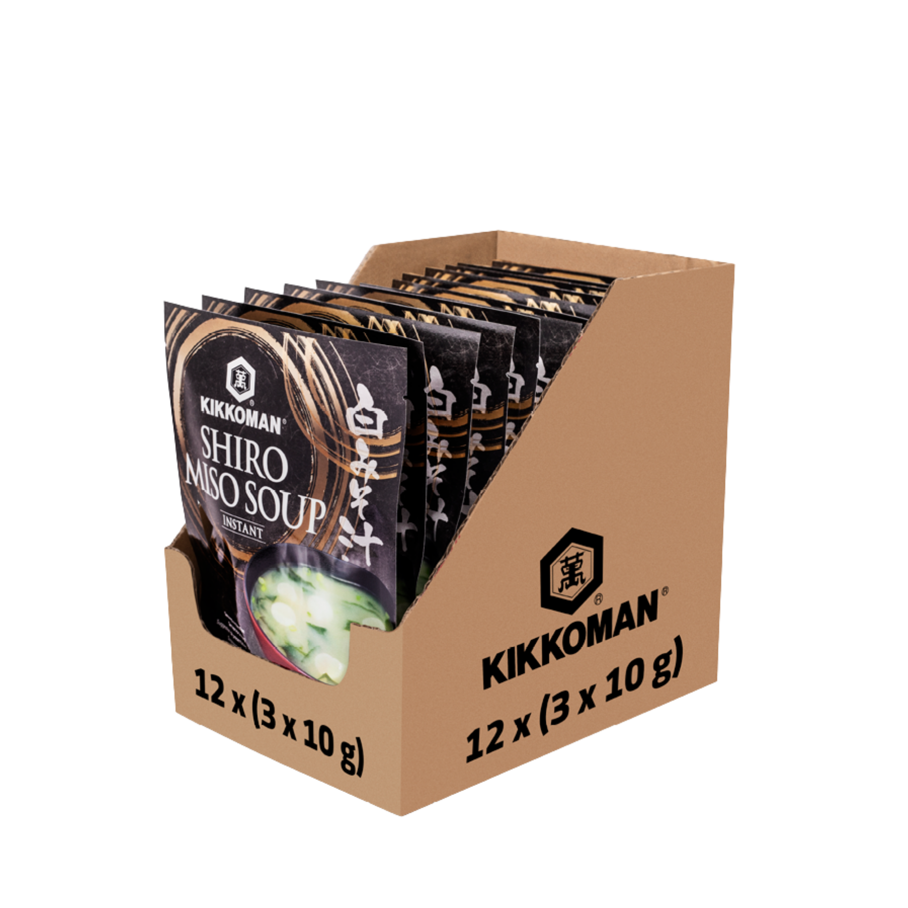 Kikkoman Shiro Miso Suppe - 12x 3 x 10 g