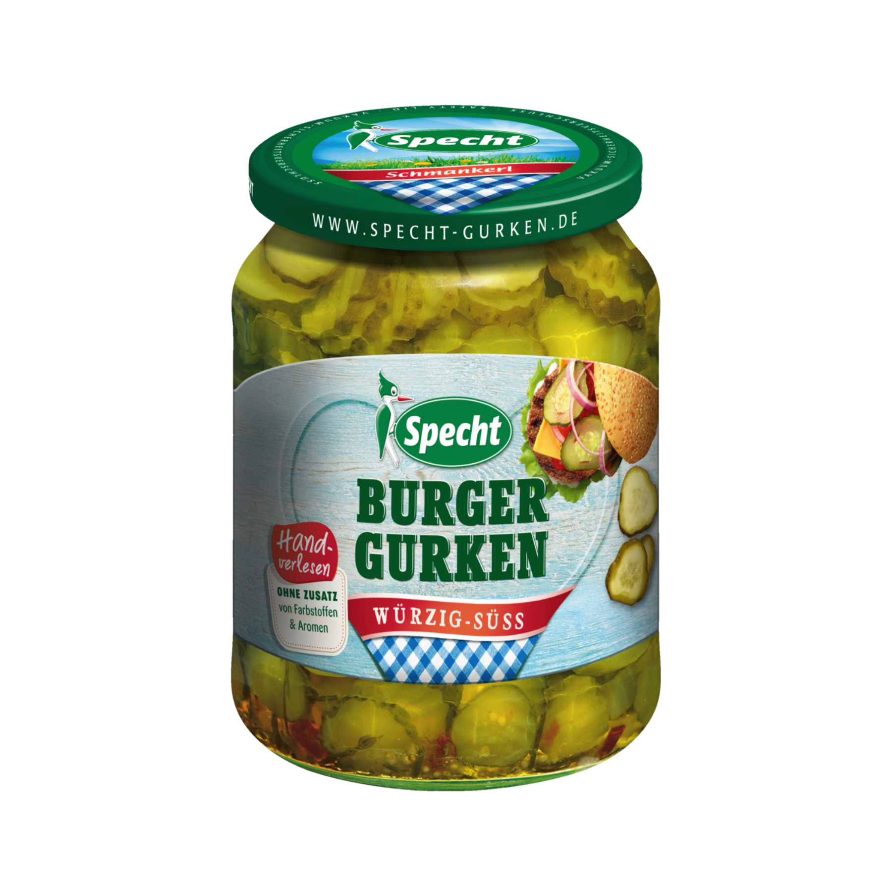 Specht Burger Gurken - 185g Glas