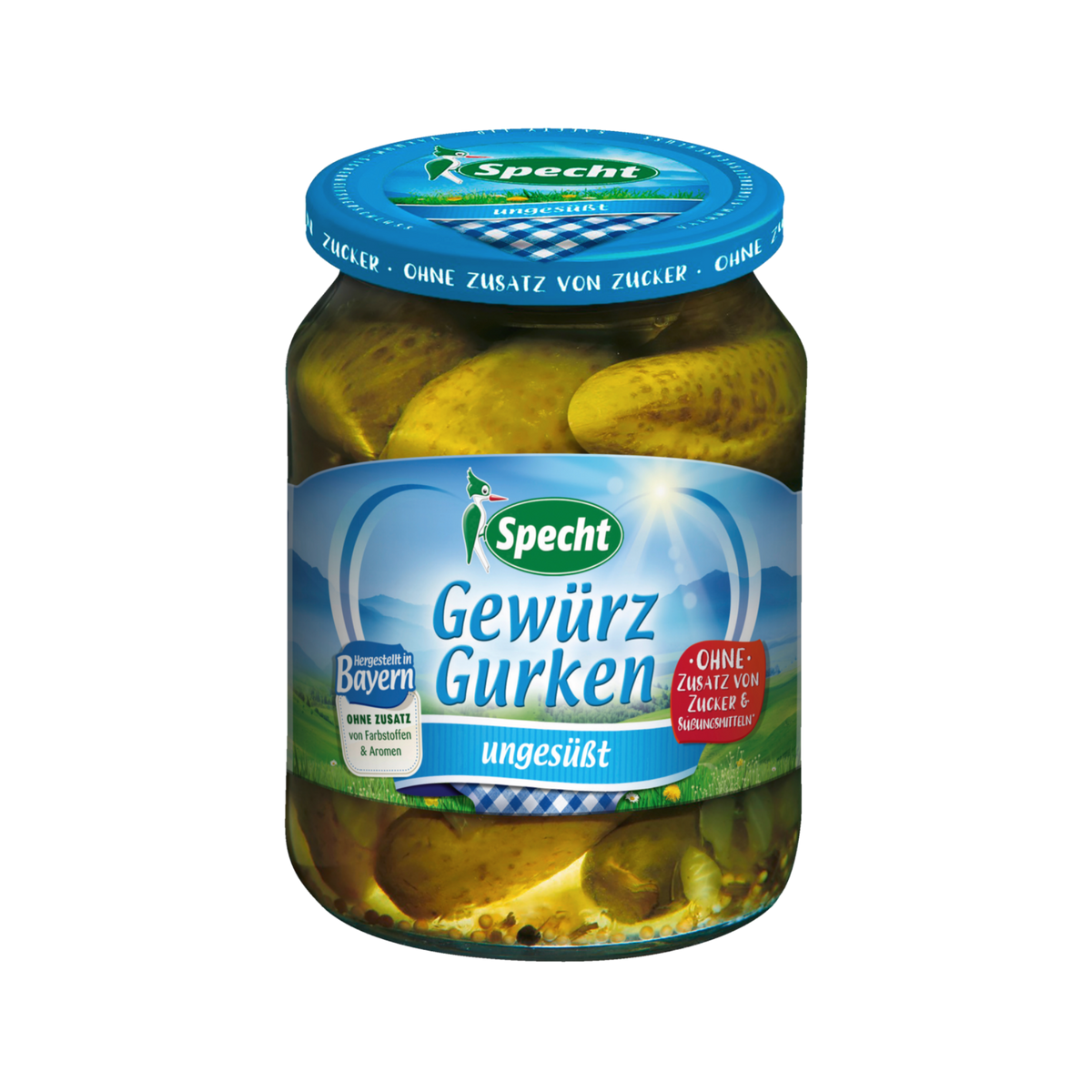 Knackig & würzige Gurken ohne Zusatz von Zucker