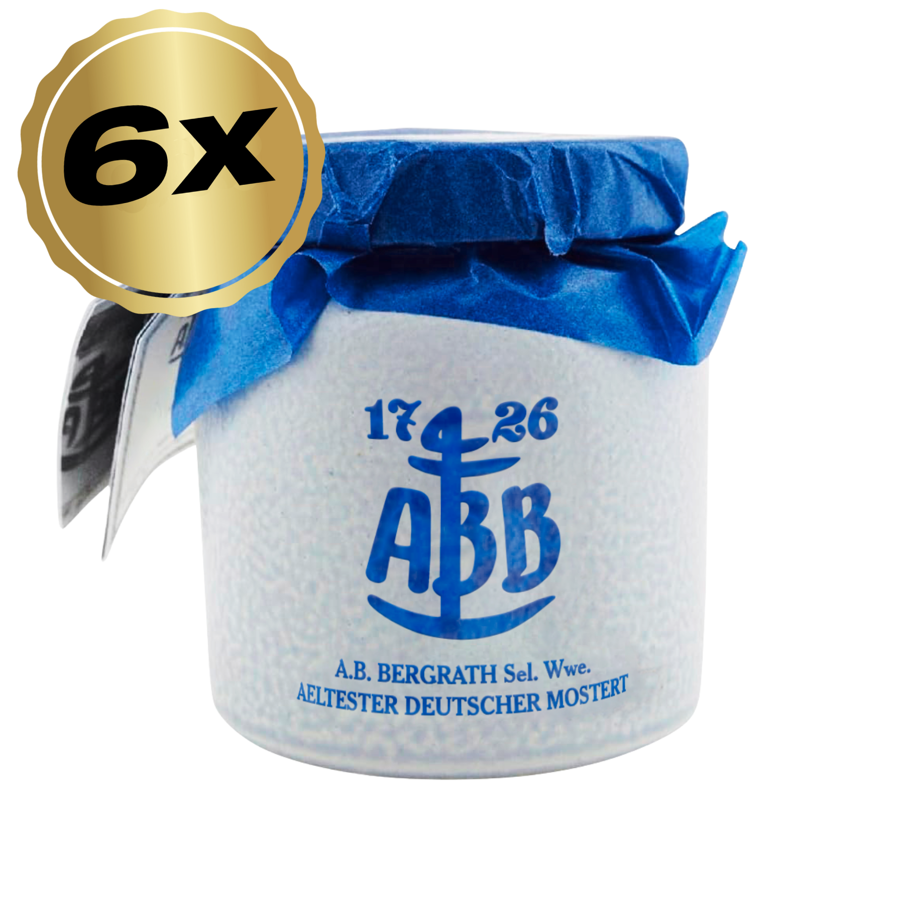 ABB Ältester Deutscher Mostert Gruß aus Düsseldorf - 6x 250ml