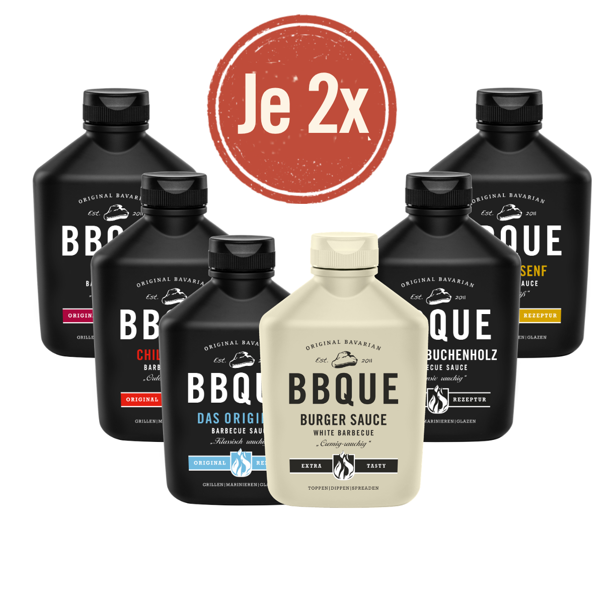BBQUE Saucenset Master Grill Box - 12 x 400ml