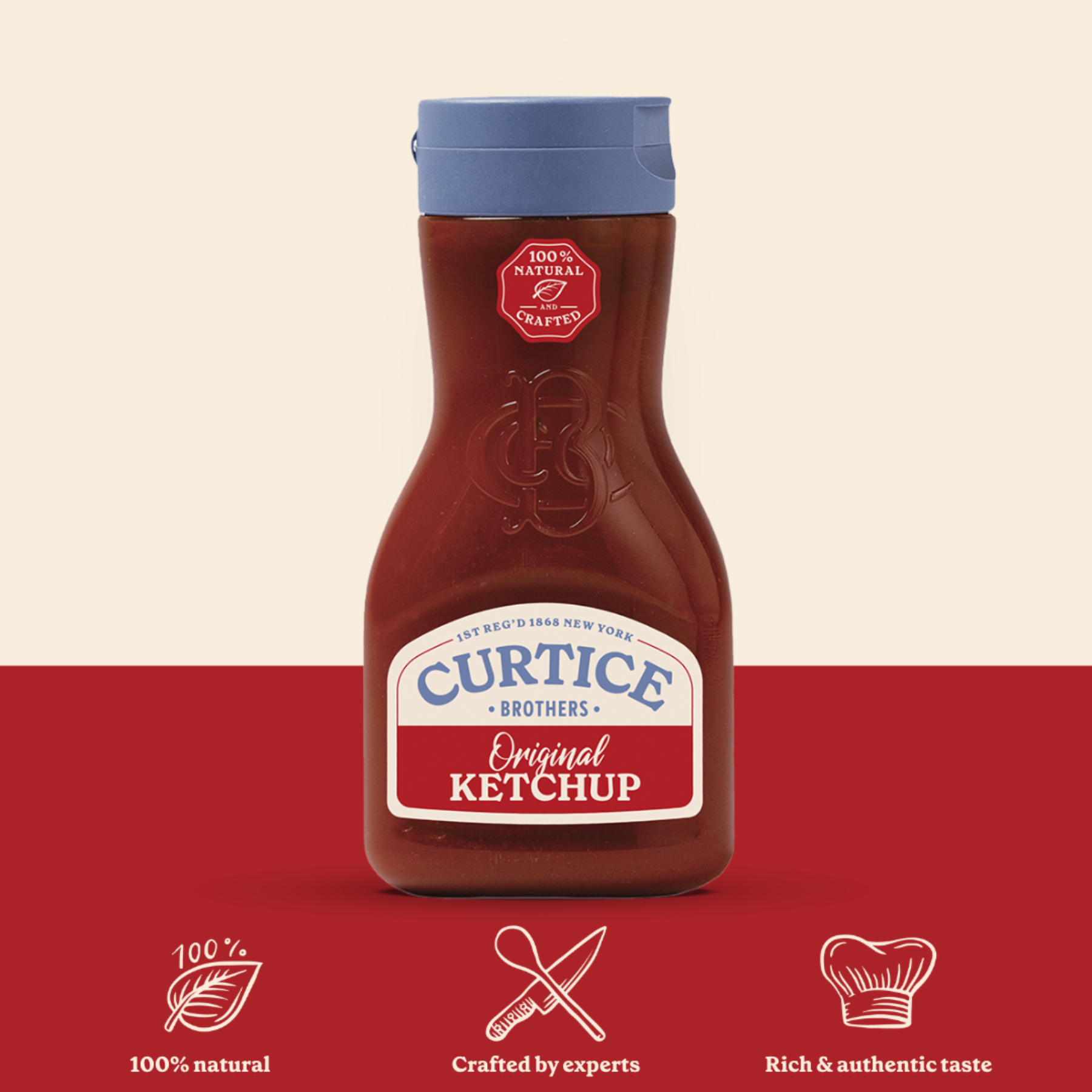 Curtice Brothers Original Ketchup - 8x 420ml
