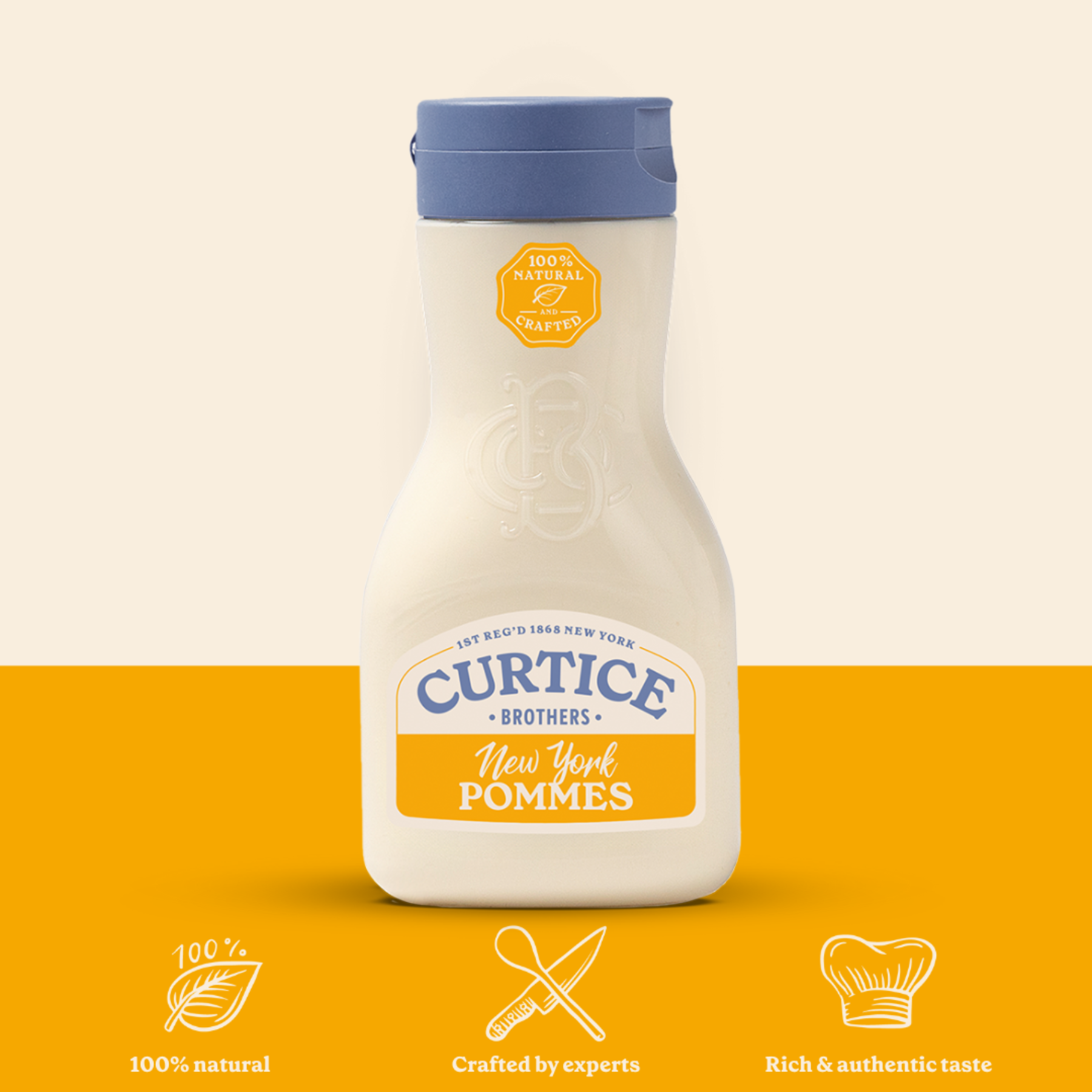 Curtice Brothers New York Pommes Sauce - 8x 420ml