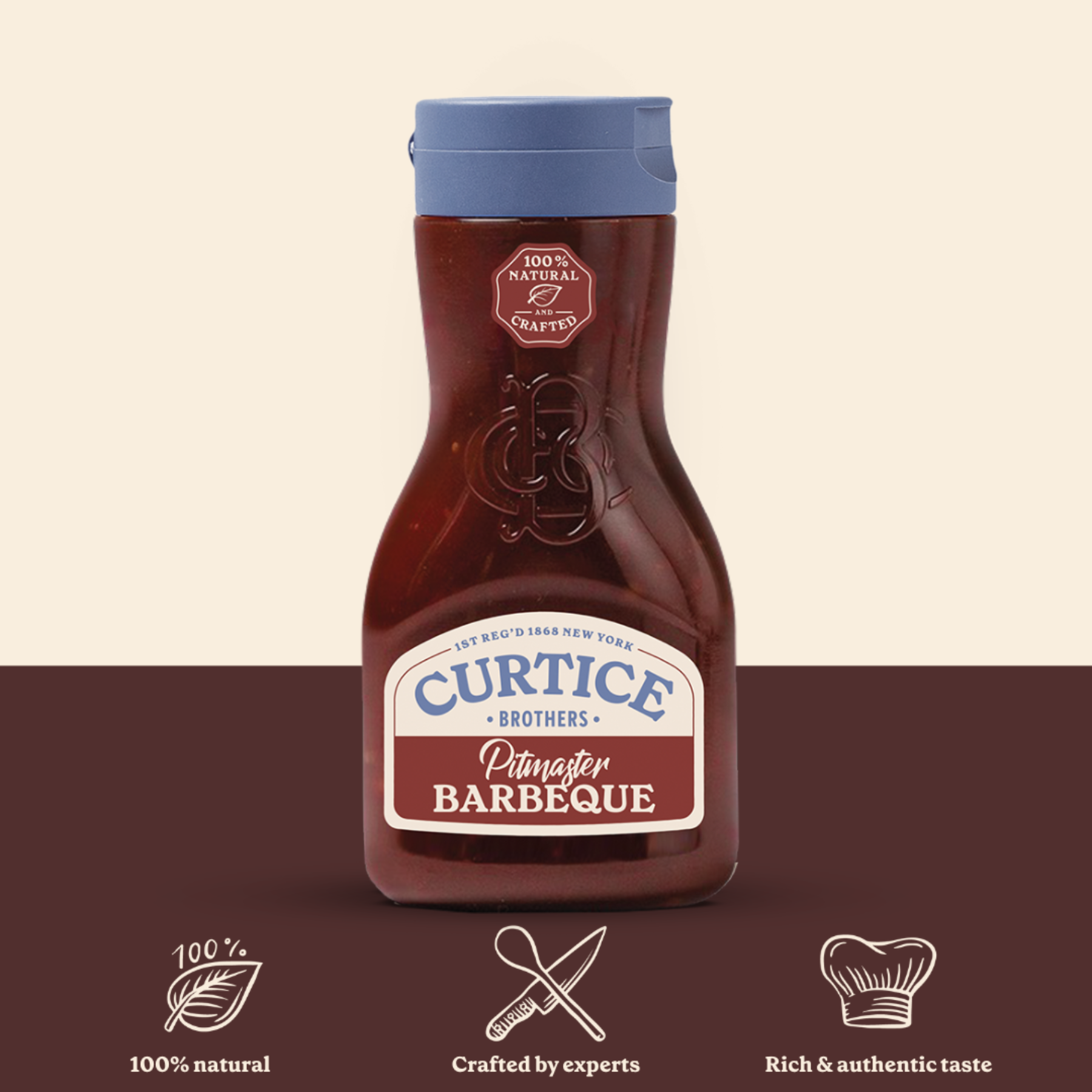Curtice Brothers Pitmaster BBQ Sauce - 8x 420ml