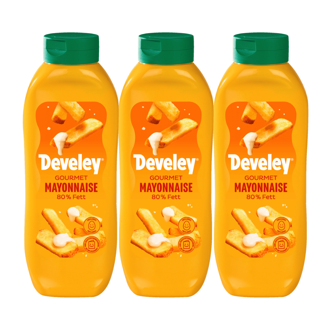 Develey Gourmet Mayonnaise - 3x 875ml