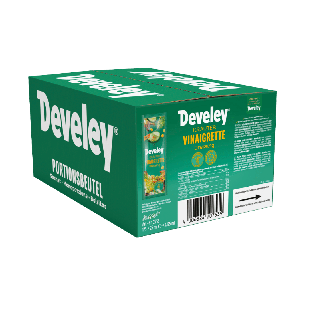 Develey Kräuter Vinaigrette Dressing - 125x 25ml