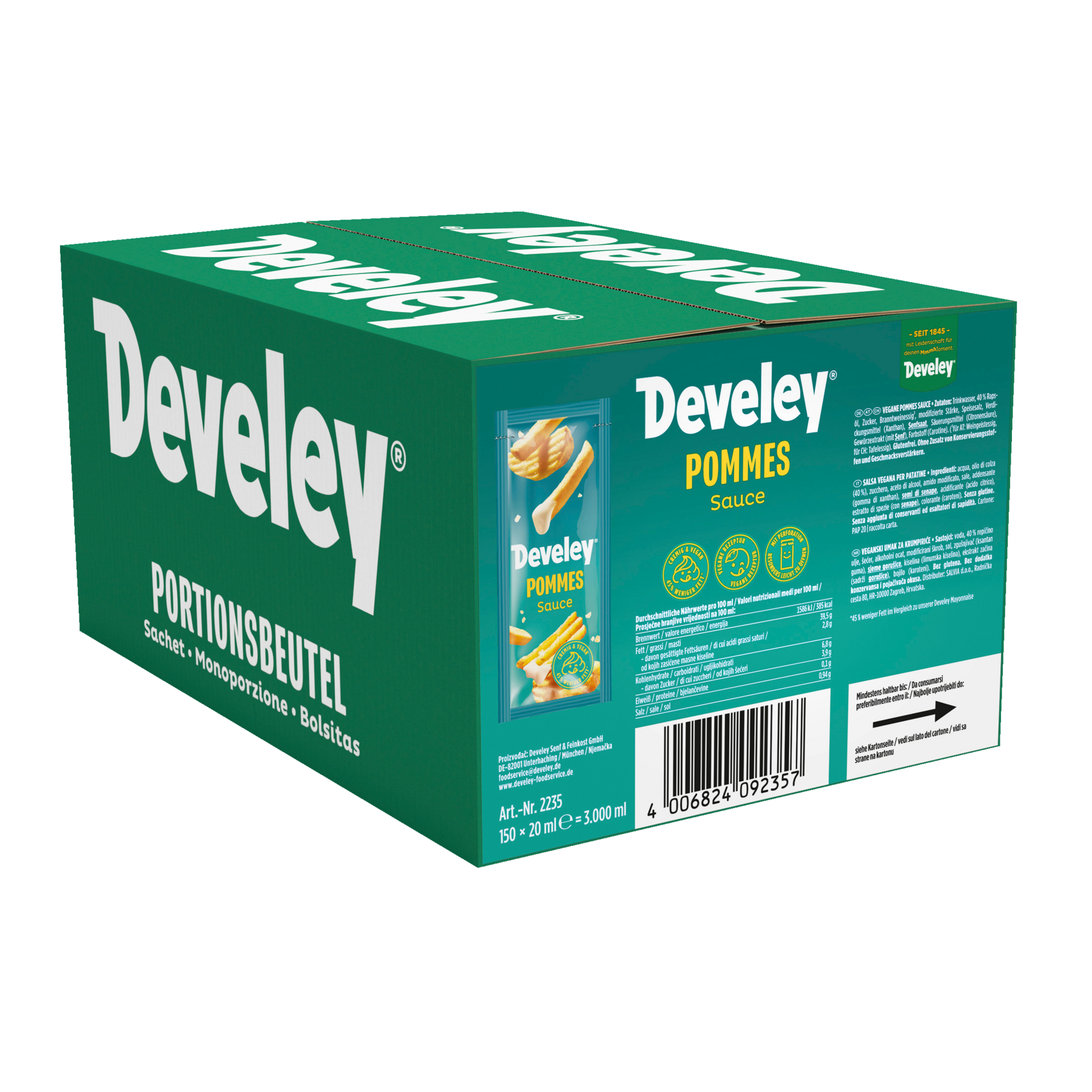 Develey Pommes Sauce 150 x 20 ml