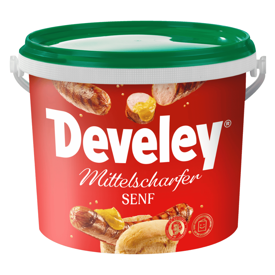 Develey Senf mittelscharf - 5kg