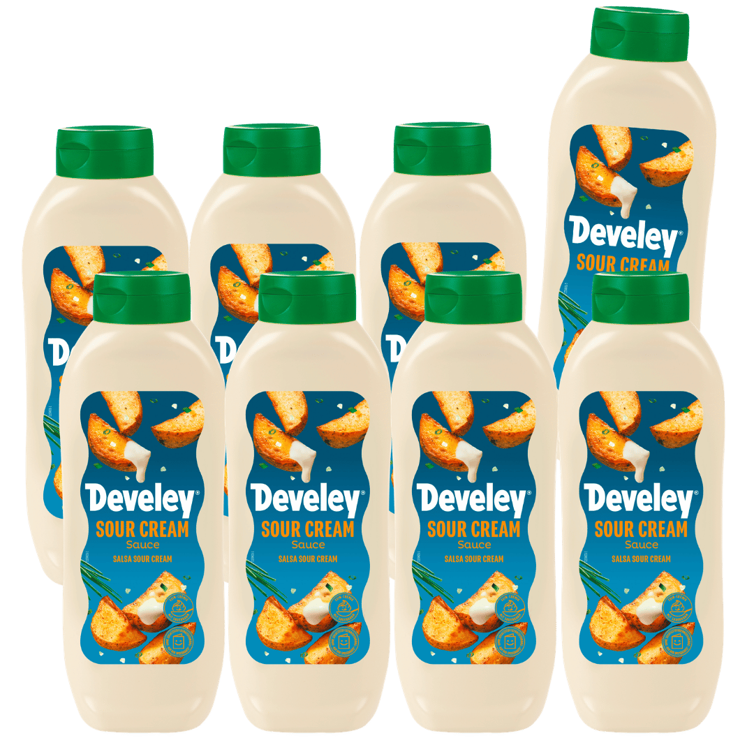 Develey Sour Cream Sauce - 8x 875ml