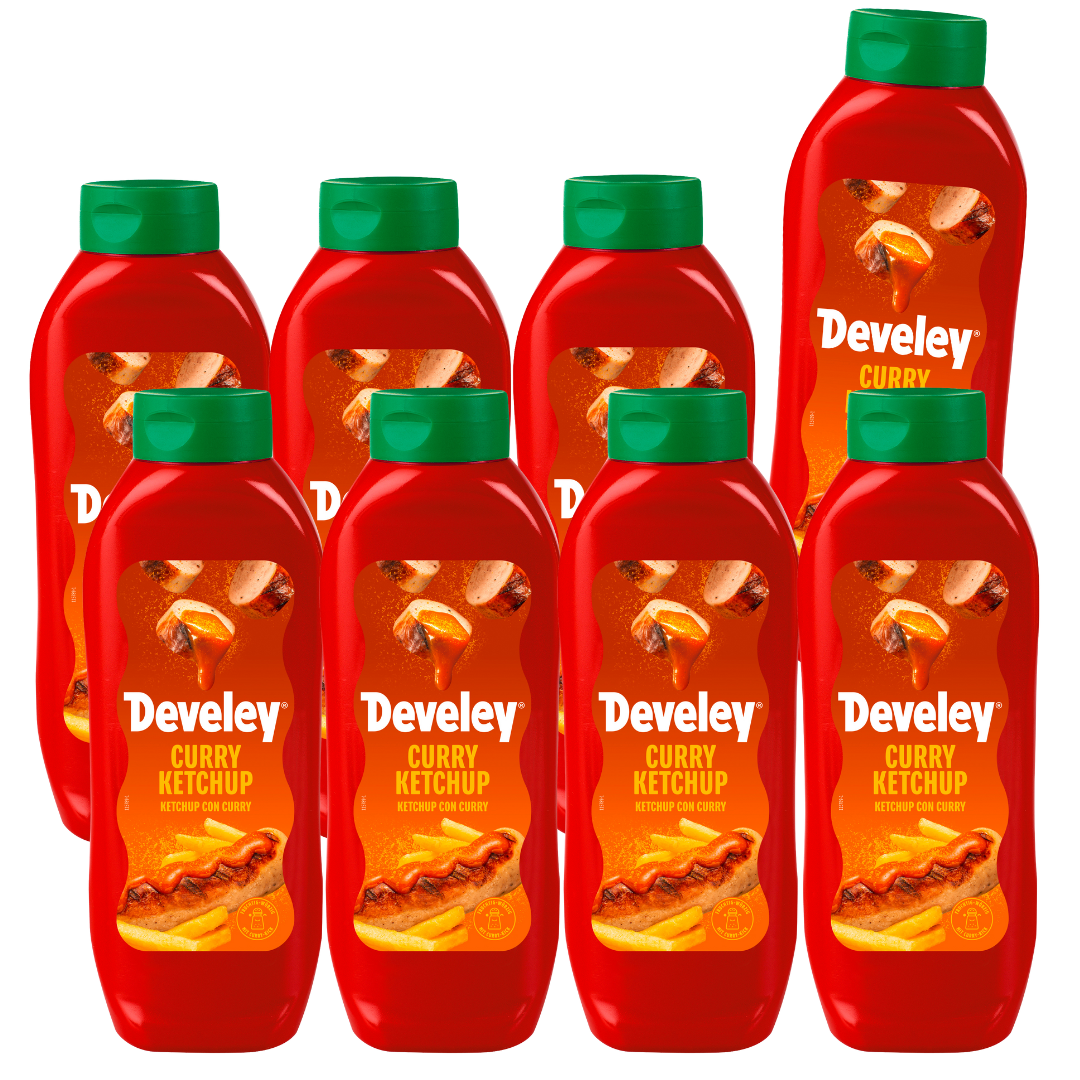 Develey Curry Ketchup - 8x 875ml