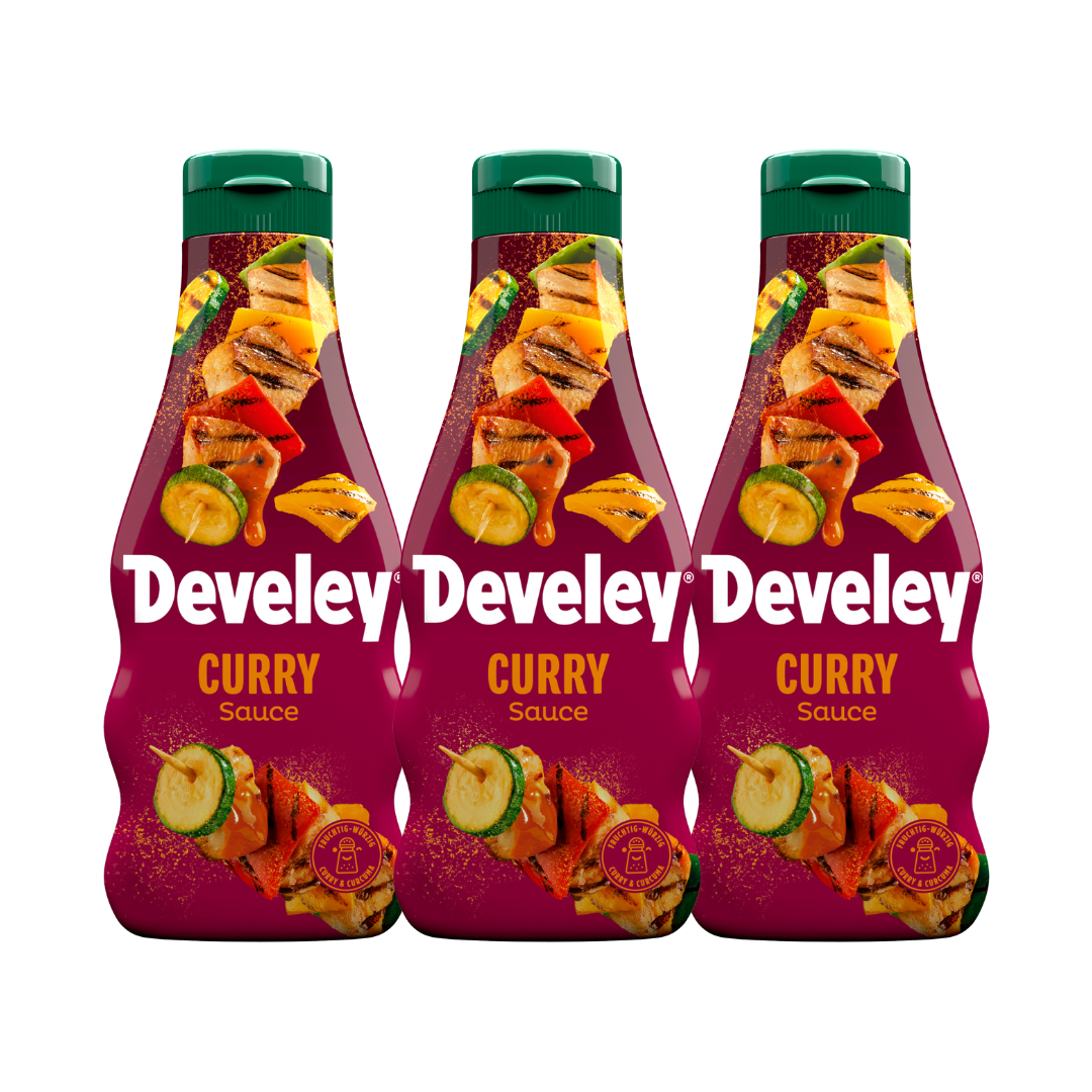 Develey Curry Sauce - 3x 250ml