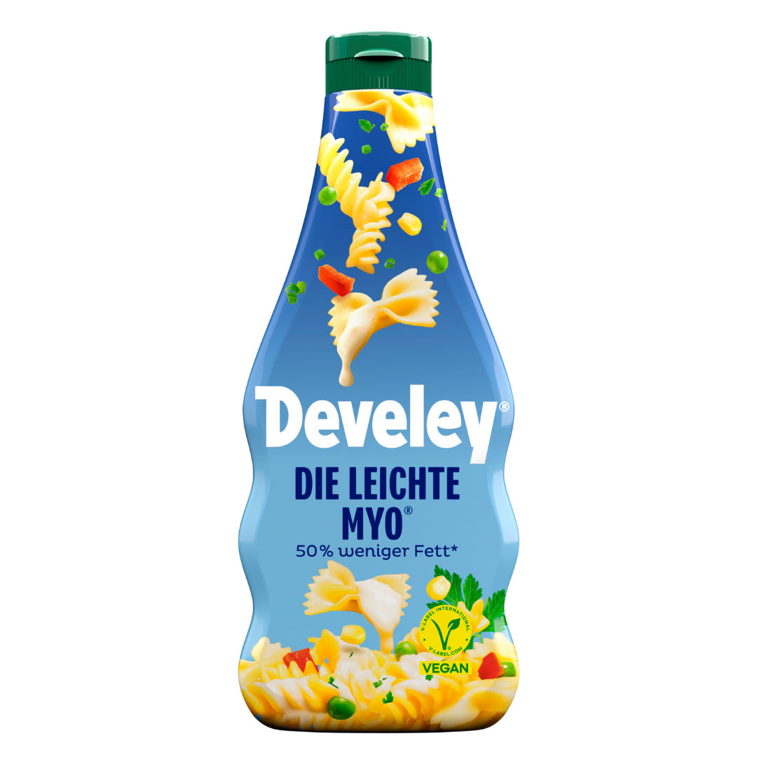 Develey "Unser Original" die Leichte vegane Salatcreme - 12x 500ml