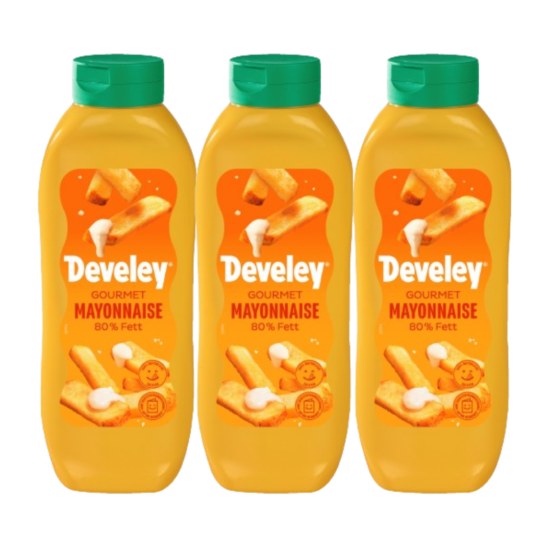 Develey Gourmet Mayonnaise - 3x 875ml