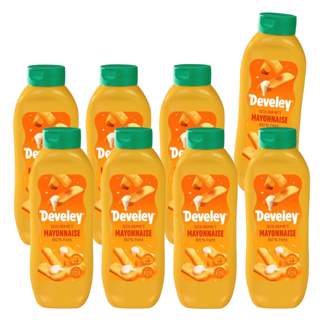 Develey Gourmet Mayonnaise - 8x 875ml
