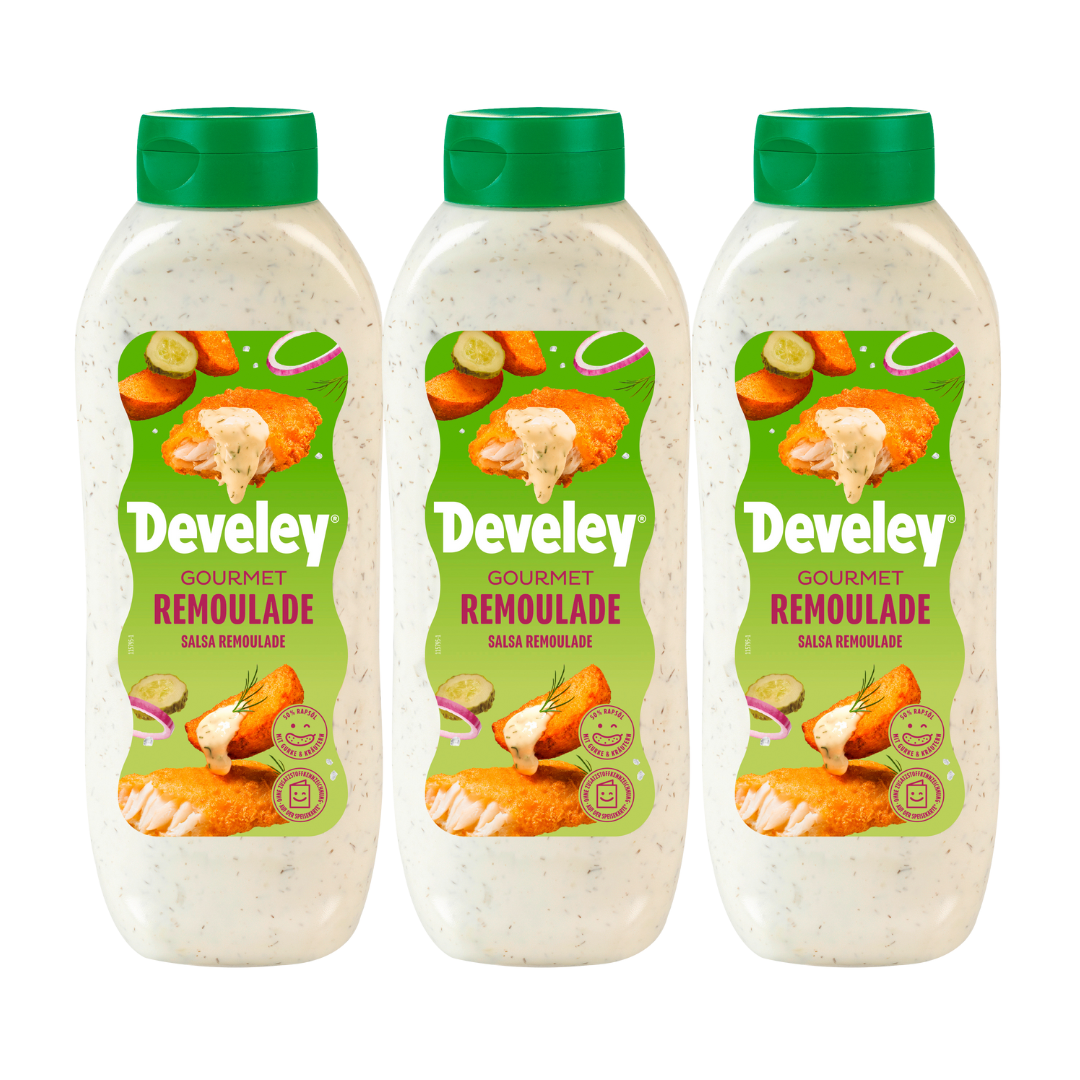 Develey Gourmet Remouladen Sauce - 3x 875ml