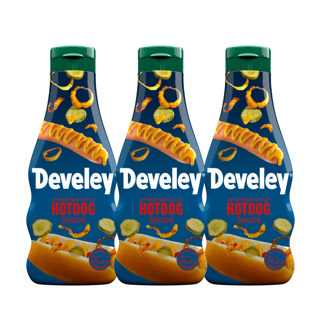 Develey American Style Hotdog Sauce - 3x 250ml