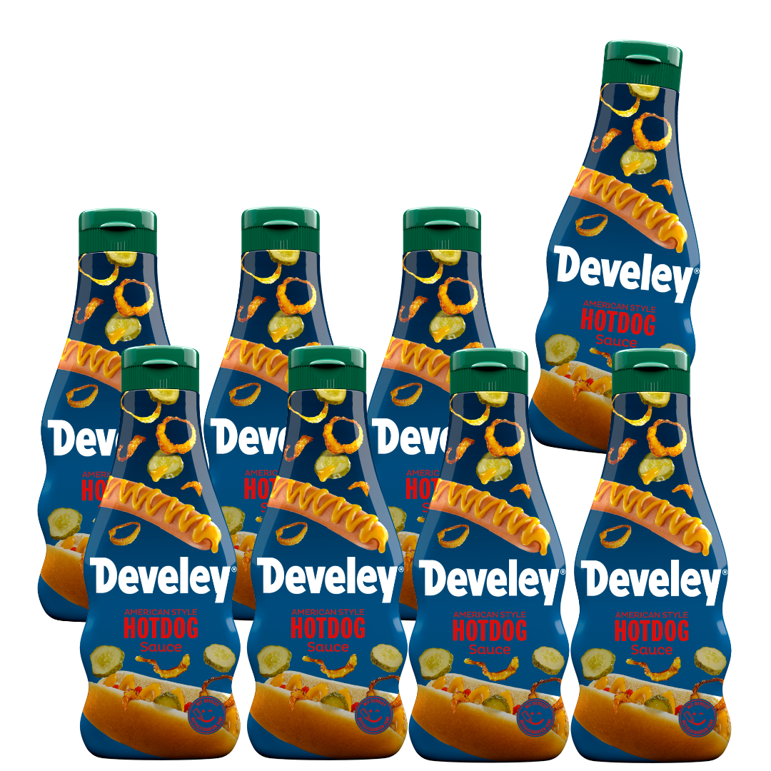 Develey American Style Hotdog Sauce - 8x 250ml