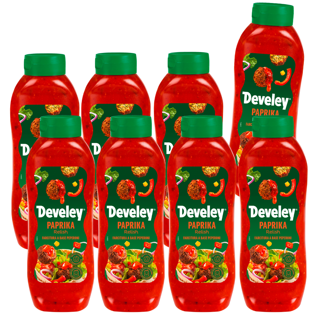 Develey Paprika Relish - 8x 875ml