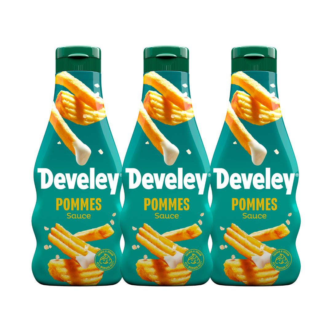 Develey Pommes Sauce - 3x 250ml