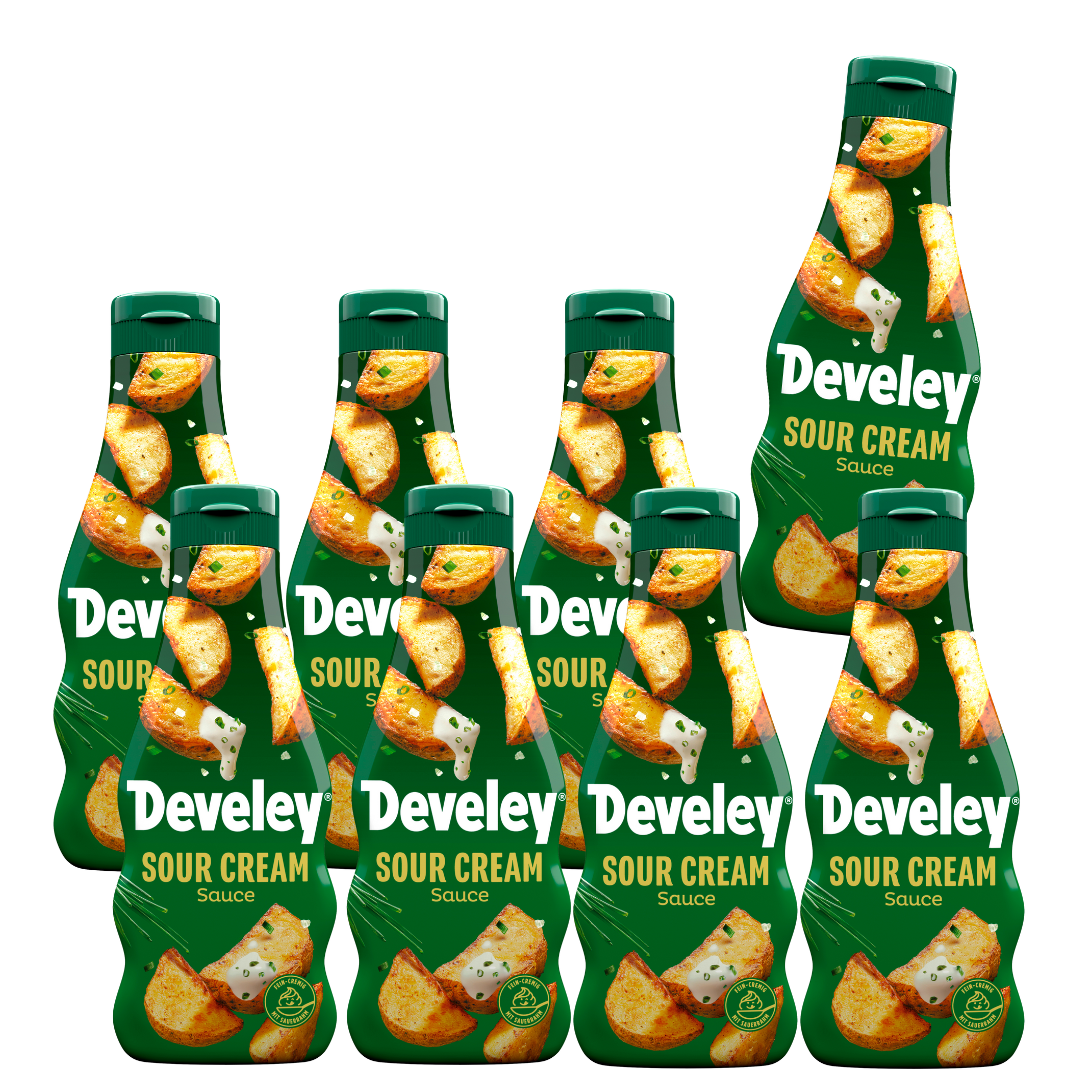 Develey Sour Cream Sauce - 8x 250ml