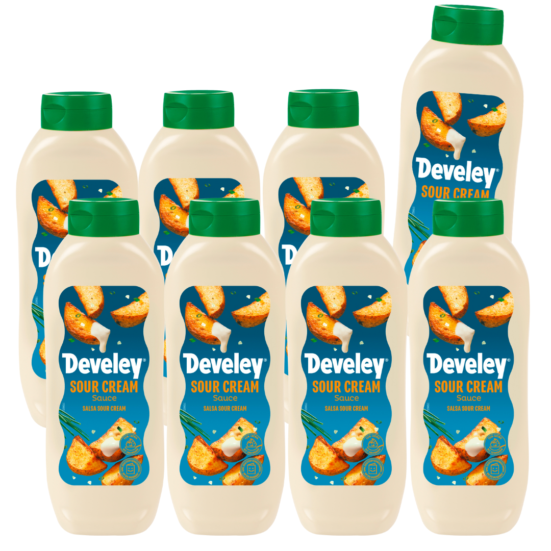 Develey Sour Cream Sauce - 8x 875ml