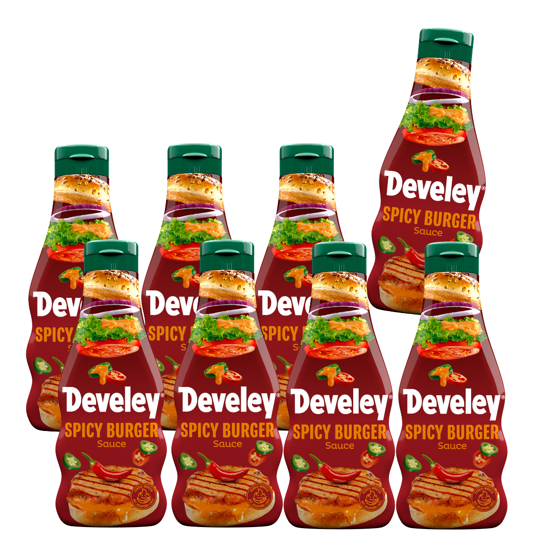 Develey Spicy Burger Sauce - 8x 250ml