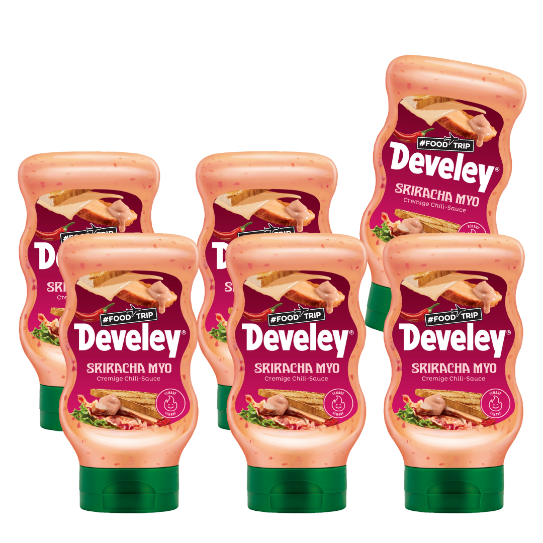 Develey Sriracha Myo Sauce - 6x 300ml
