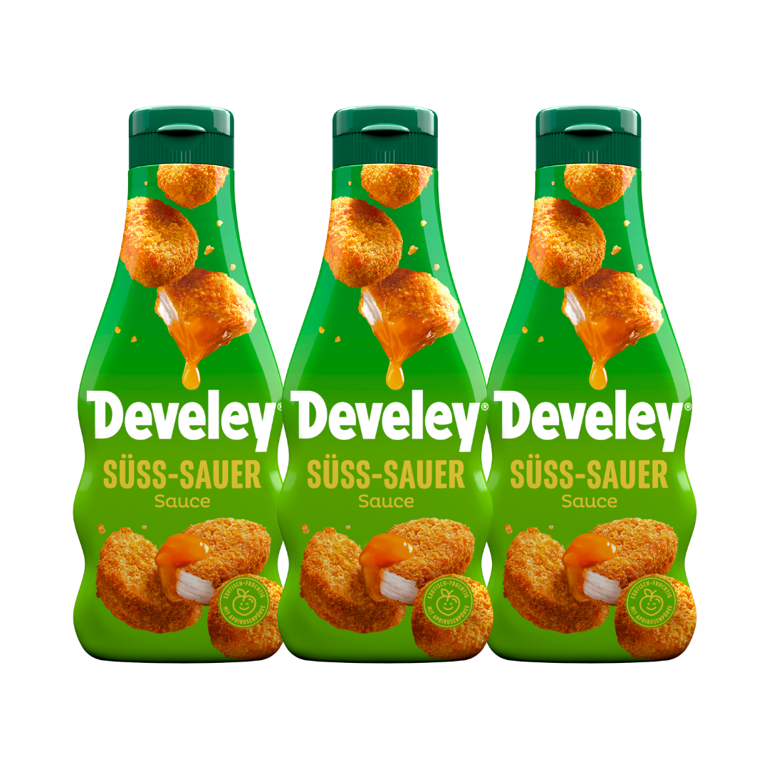 Develey Süß-Sauer Sauce - 3x 250ml