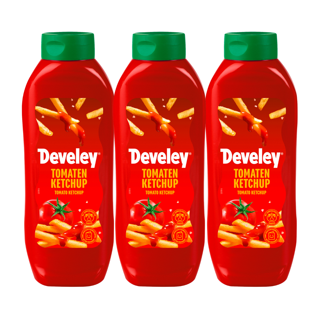 Develey Tomaten Ketchup - 3x 875ml