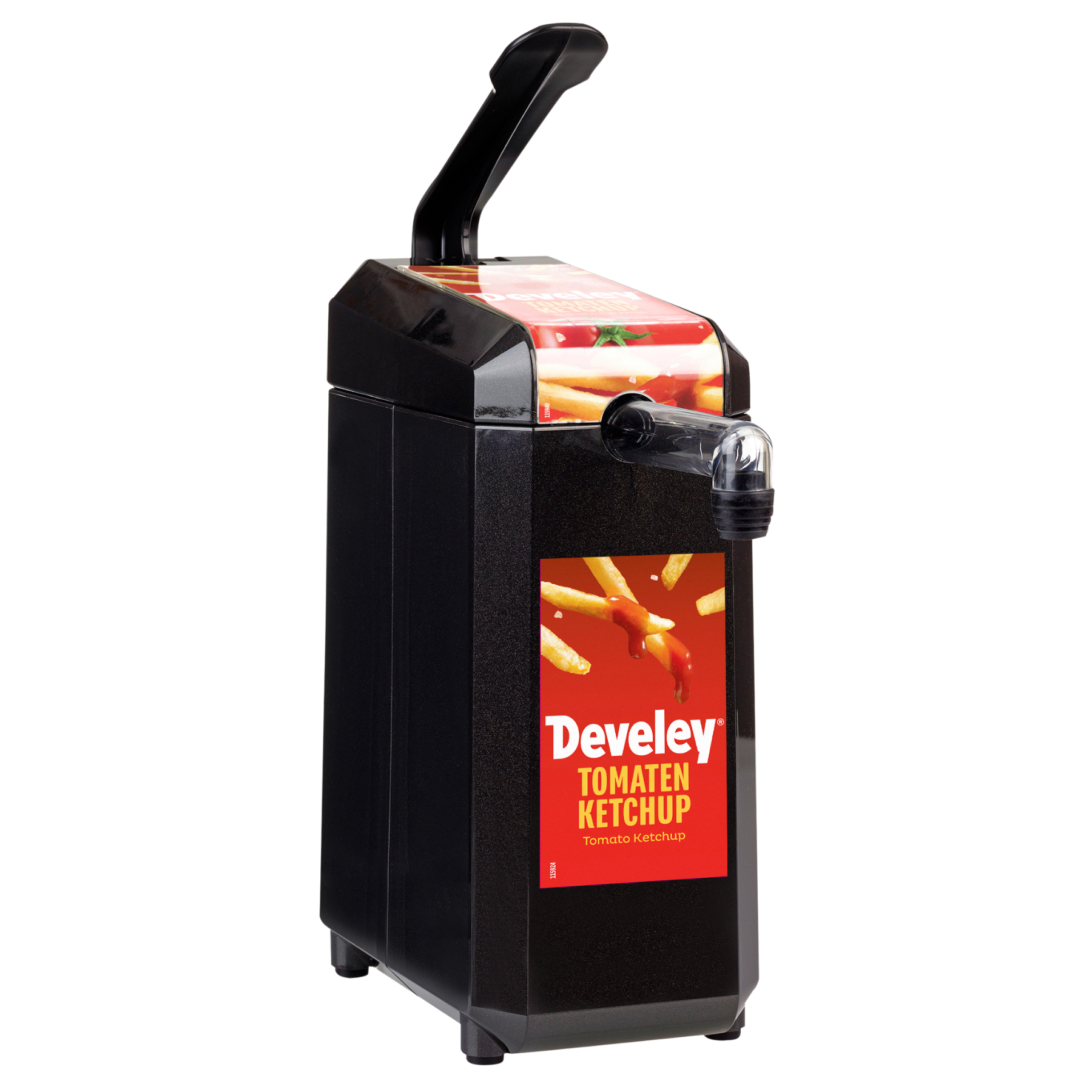 Develey Dispenser in schwarz Ketchup, 2,5 kg