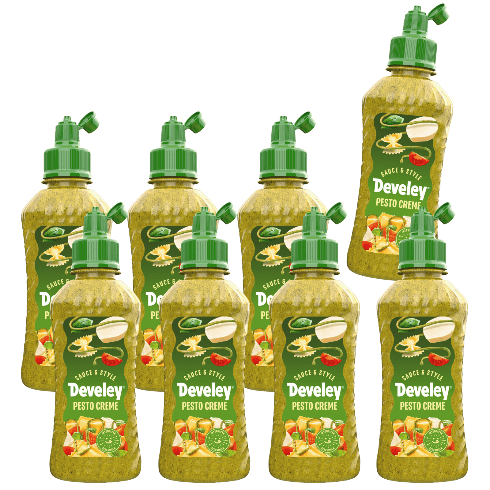 Develey Pesto Creme Sauce - 8x 225ml