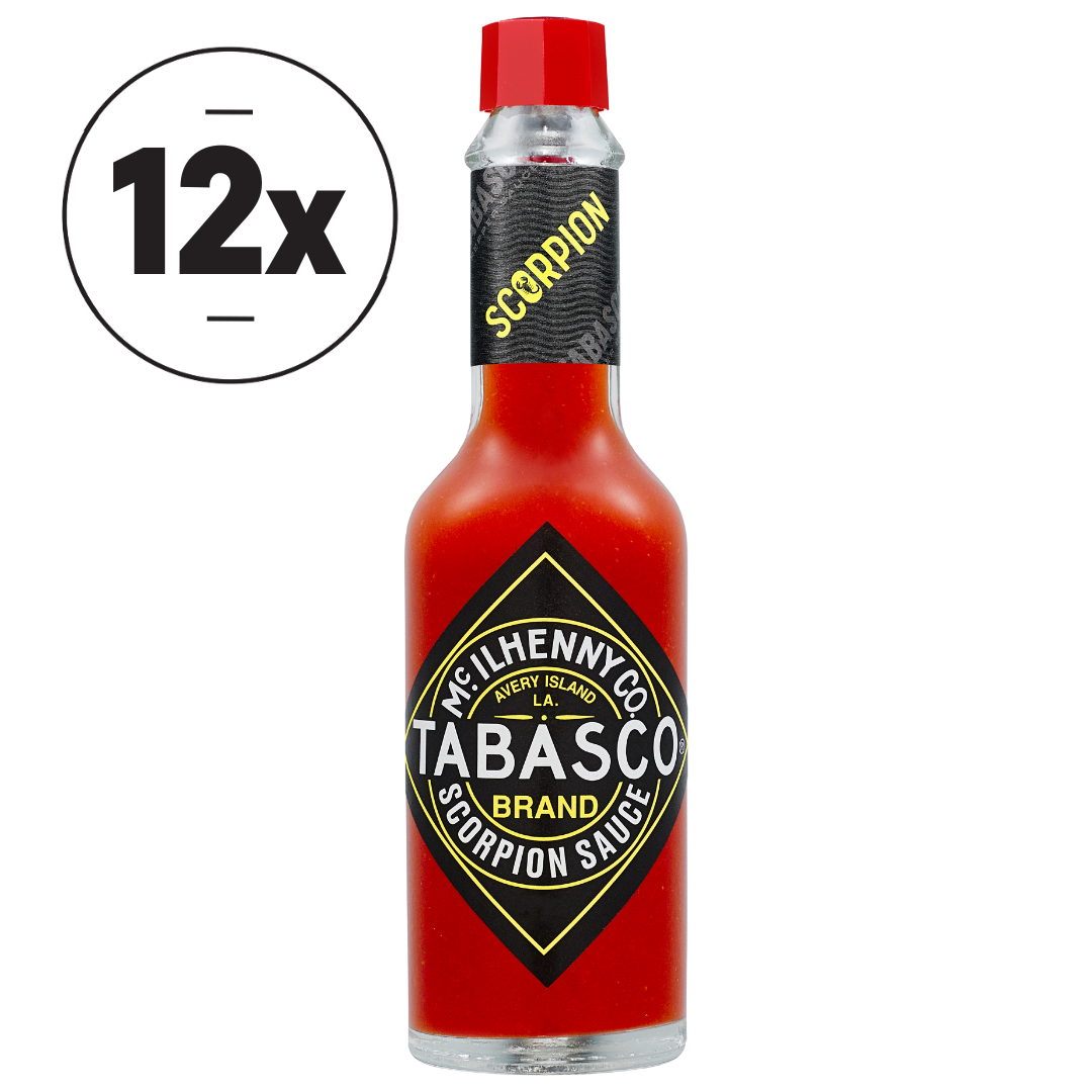 Tabasco Scorpion Sauce 60 ml Glasflasche 12er Multipack