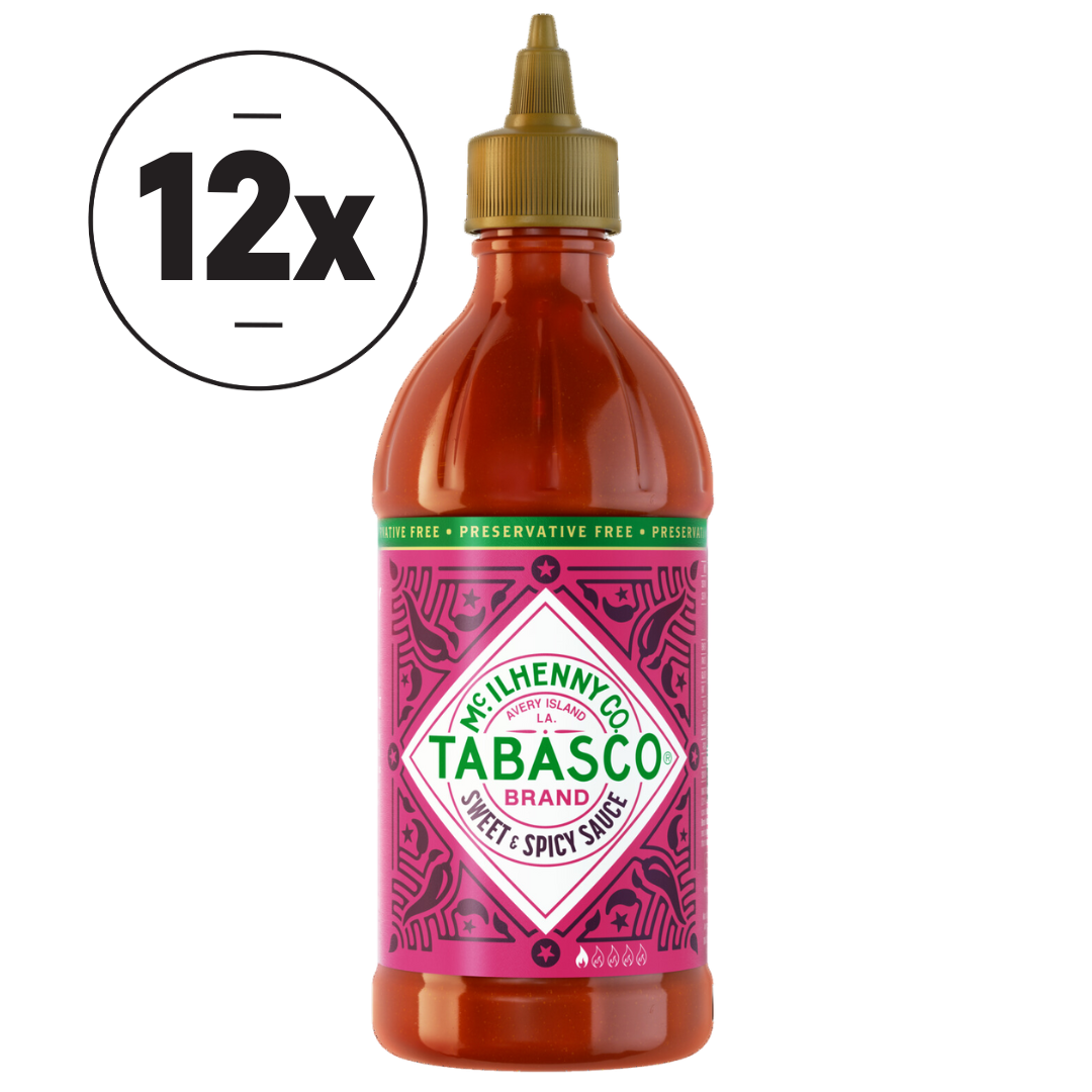 12er Set TABASCO® Sweet & Spicy Sauce zum Dippen und Verfeinern