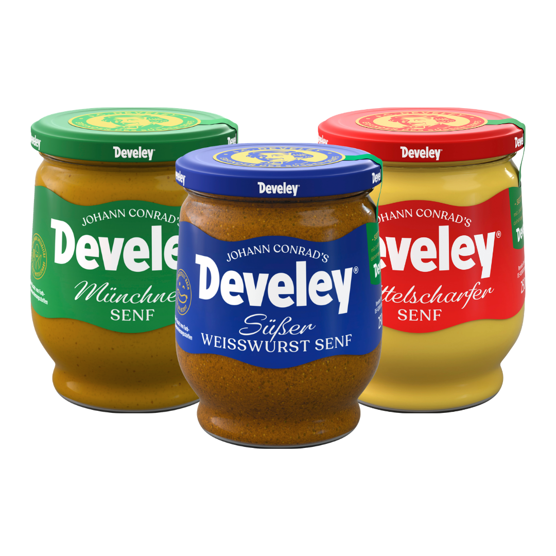 Develey Bayerisches Senf 3er Bundle – 3x 250ml