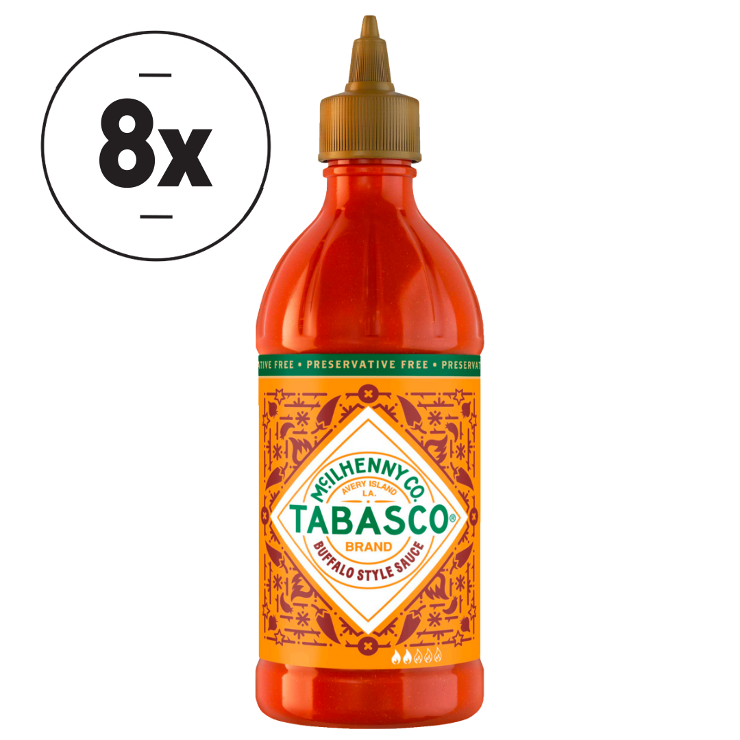 TABASCO® Buffalo Style Sauce - 8x 256ml