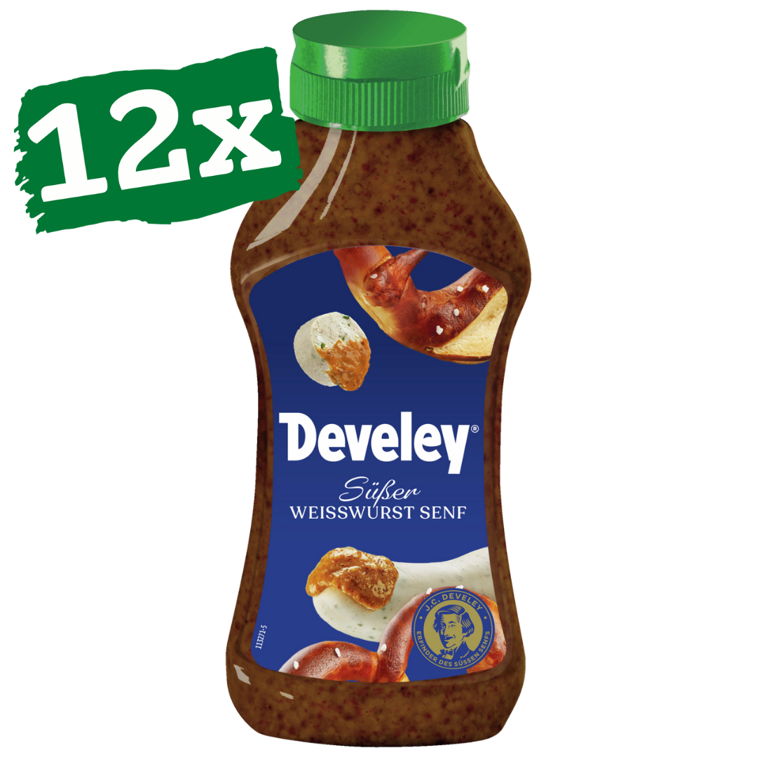 Develey Original Münchner Weißwurstsenf - 12x 300ml