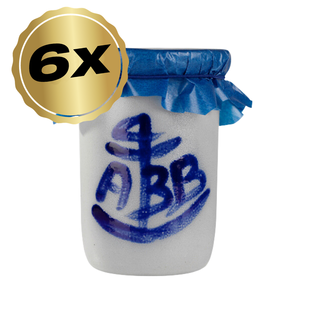 ABB Ältester Deutscher Mostert Steinguttopf - 6x 100ml