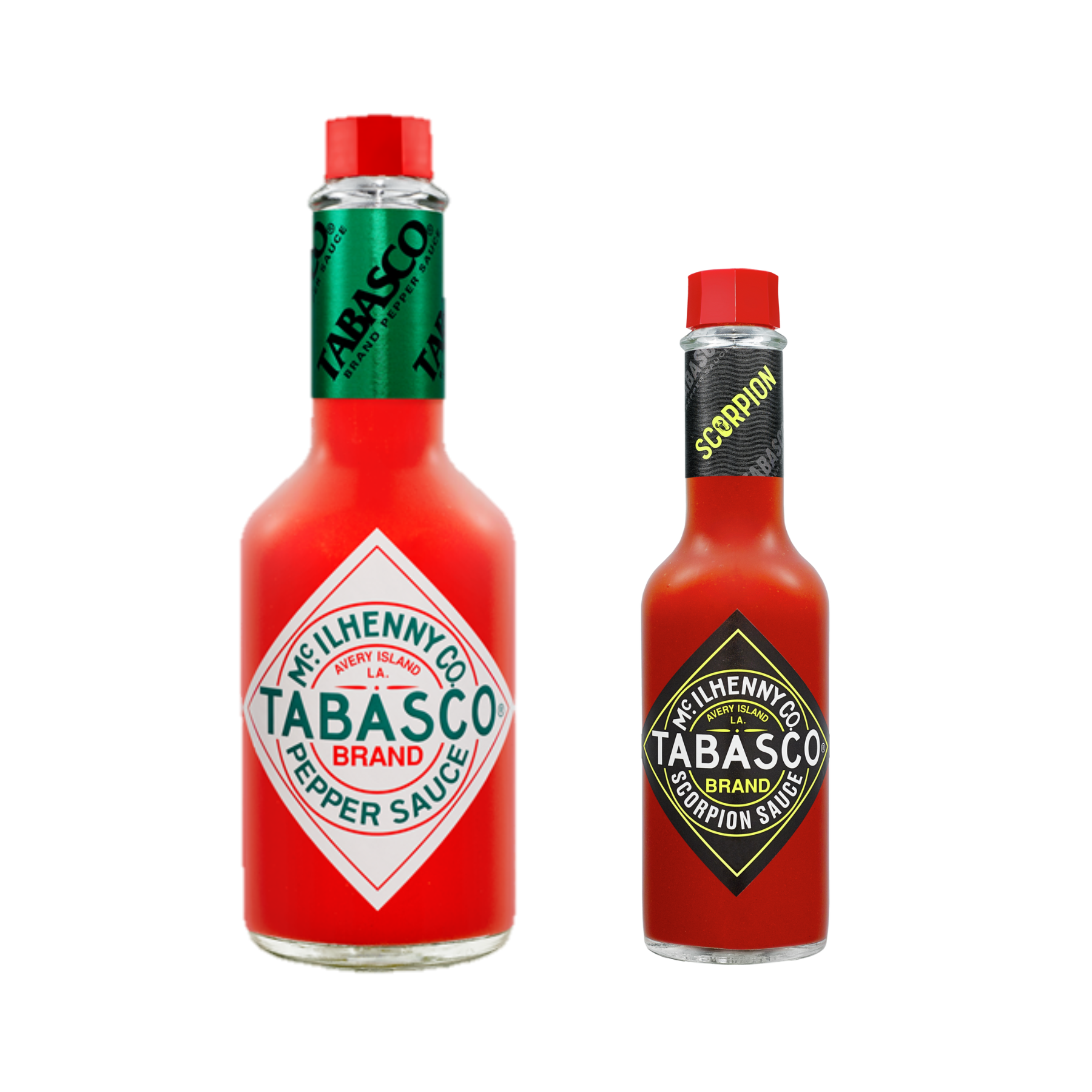 TABASCO® Original Red Sauce (350ml), TABASCO® Scorpion Sauce (148ml)