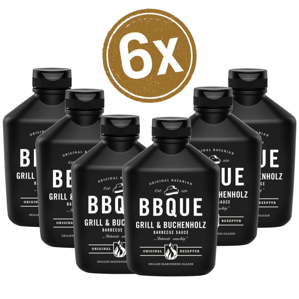 BBQUE Grill &amp; Beechwood - 6x 400ml