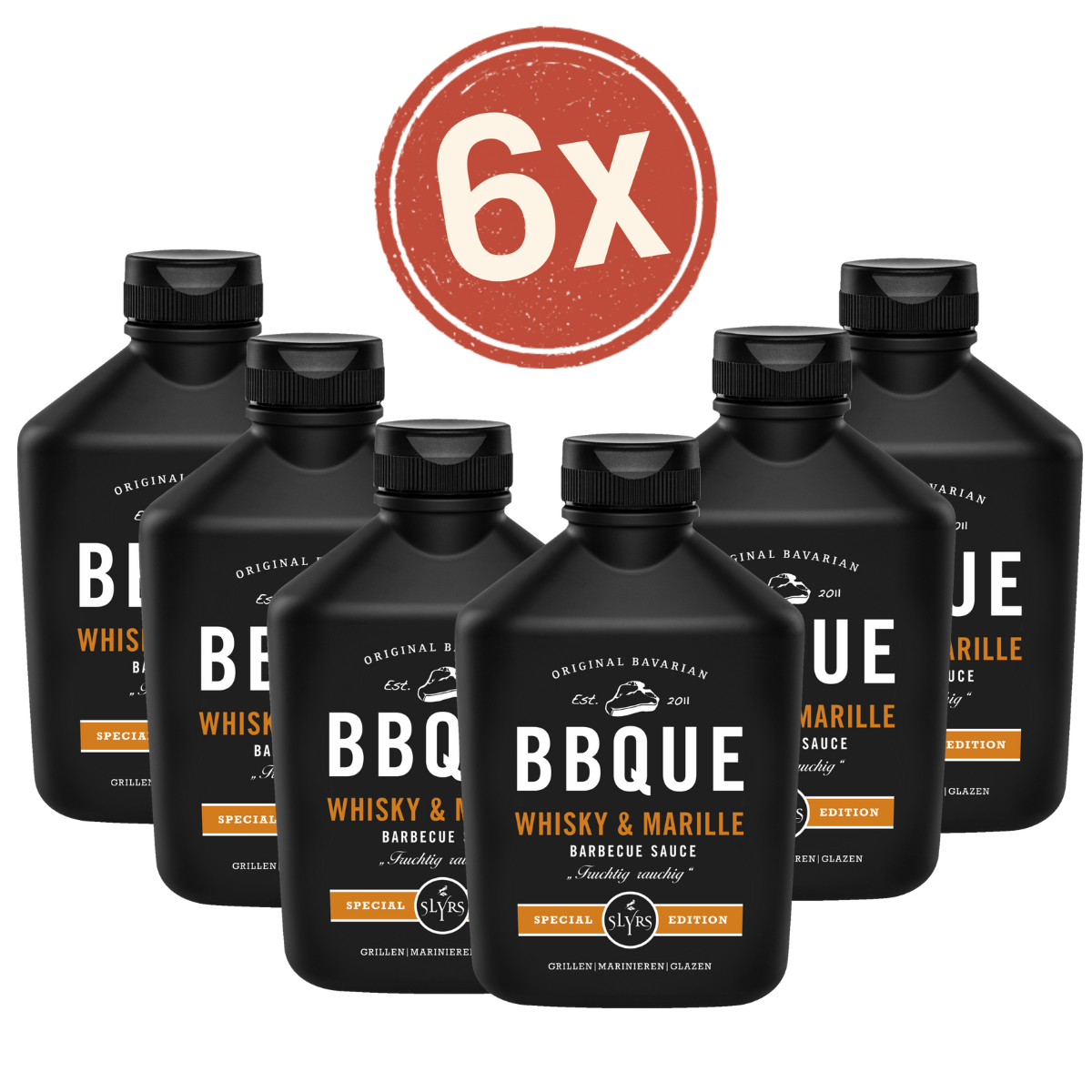 BBQUE Whisky & Marille - 6x 400ml