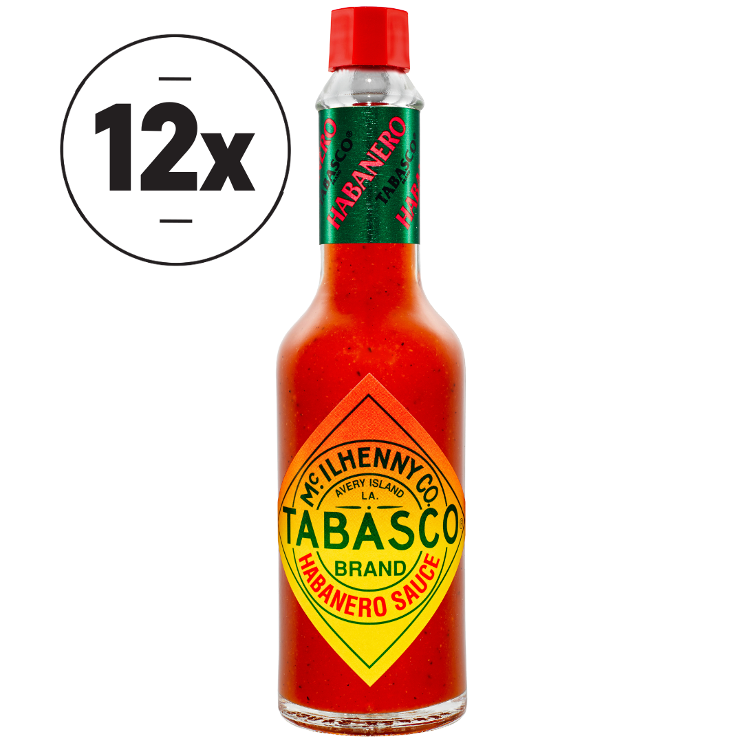 TABASCO® Habanero Sauce - Intensely hot - 12x 60ml