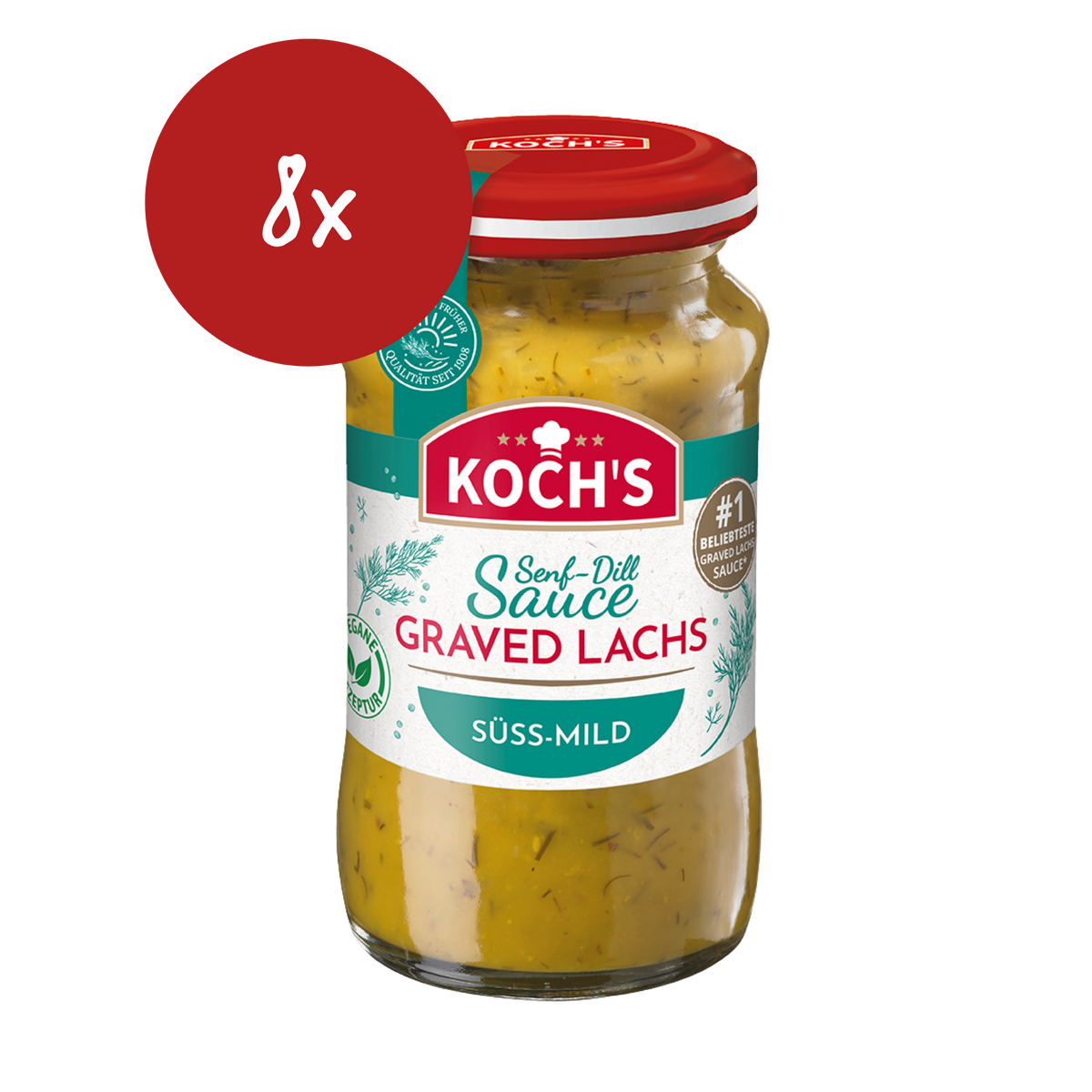 Koch's Graved Lachs Sauce - 8x 140ml