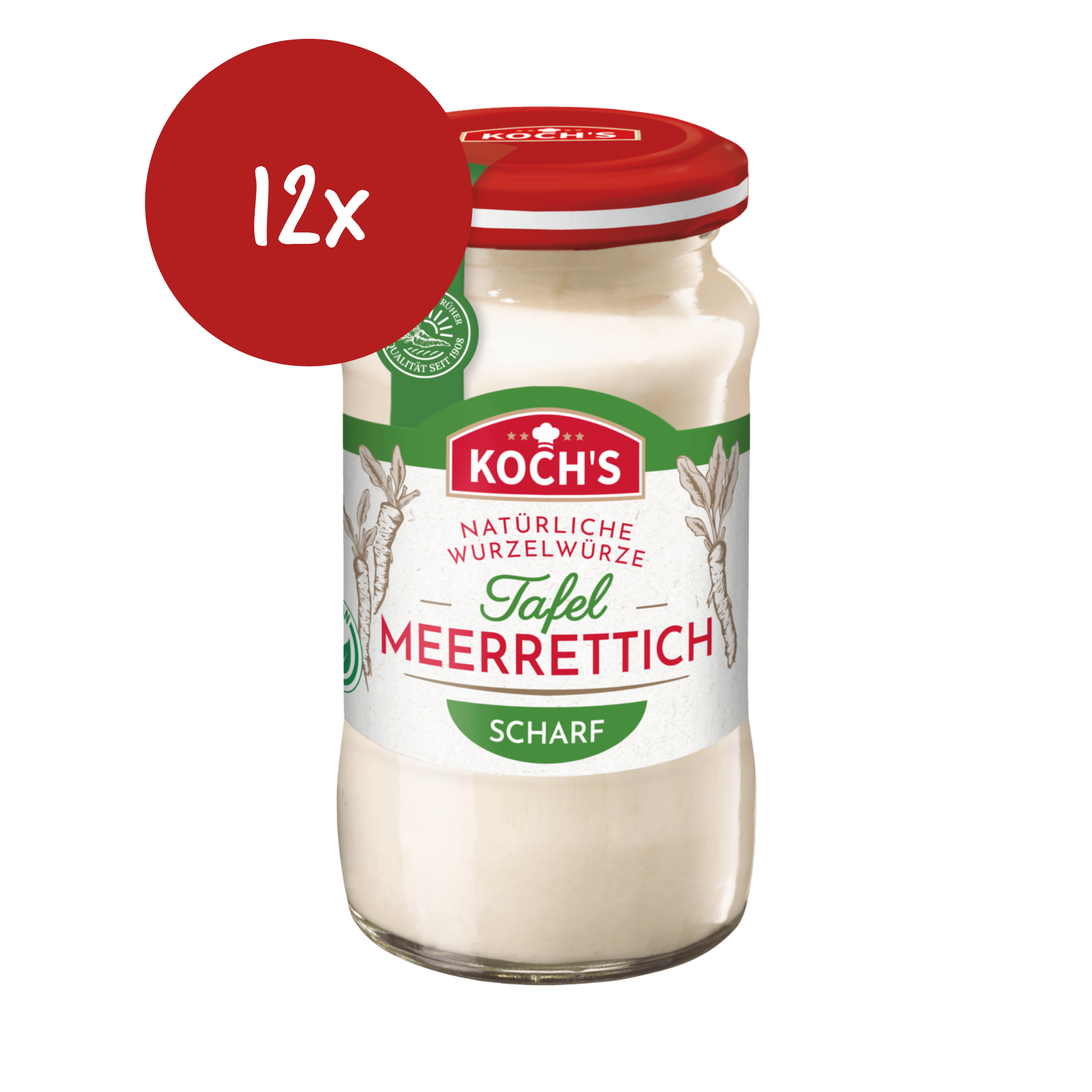 Koch's Tafel Meerrettich scharf - 12x 140ml
