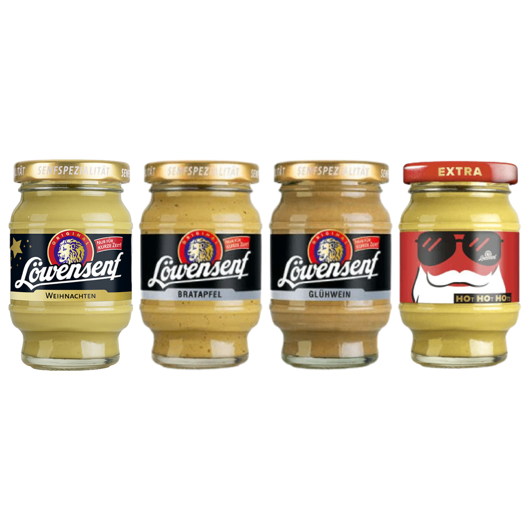 Löwensenf Weihnachtsset - 4x 100ml