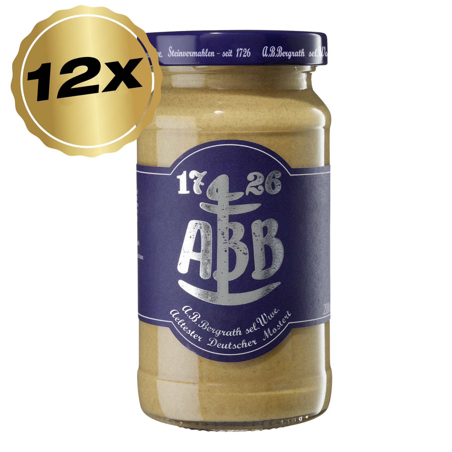 ABB Düsseldorfer Mostert Glass - 12x 200ml