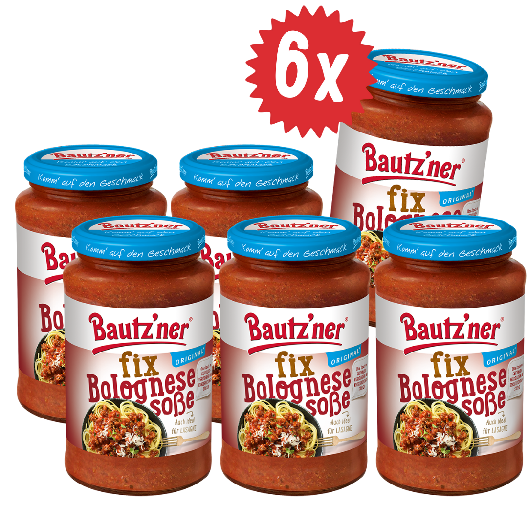 Bautzner Fix Bolognese sauce - 6x 400ml